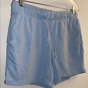Hollister Light Blue Drawstring Women’s Shorts